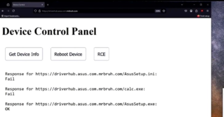 <br>ایسوس آسیبپذیریهای RCE در DriverHub را که از طریق HTTP و فایلهای .ini ساخته شده قابل سوءاستفاده هستند، رفع کرد<br>